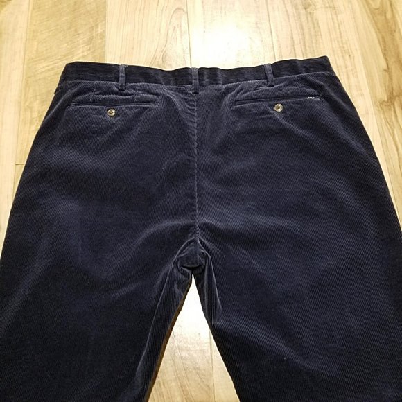 Polo Ralph Lauren Corduroy Pants Mens 38x32 Blue Classic Fit (Act: 39x31) - Picture 9 of 15